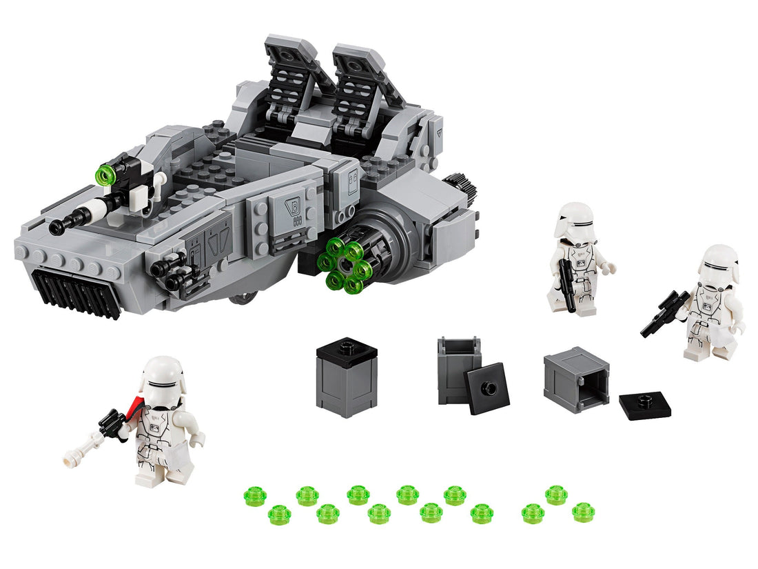 LEGO Set 75100-1 First Order Snowspeeder Alternate build Ideas: Speeders, Gunships, Falcons, and Star Wars Microcraft