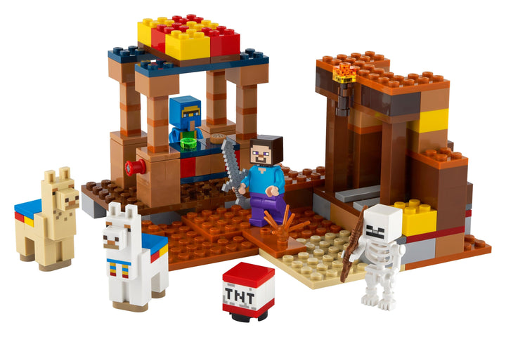 LEGO Set 21167-1 The Trading Post Alternate build Ideas: First Night, Badlands, and Blocky Biome Rebuilds