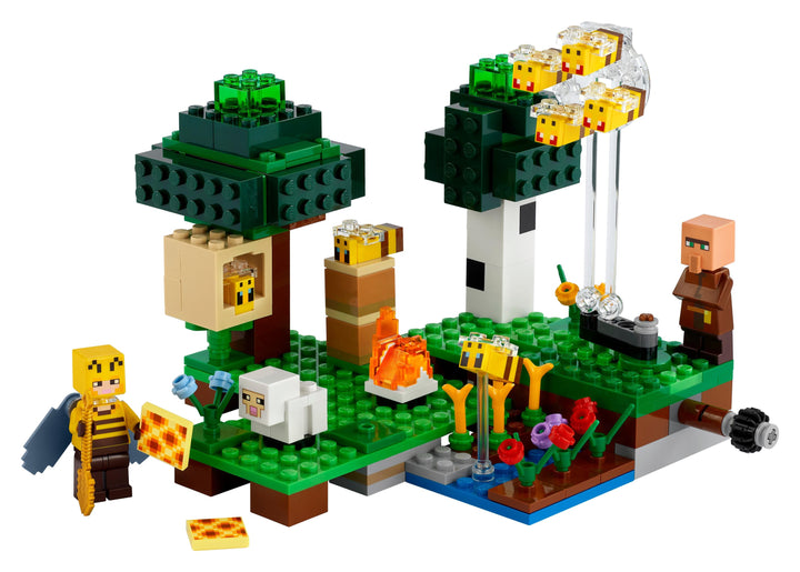 LEGO Set 21165-1 The Bee Farm Alternate build Ideas: First Night, Badlands, and Blocky Biome Rebuilds