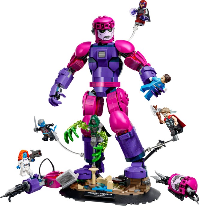 LEGO 76348 Epic Battle: Avengers: Doomsday Centers a Giant Sentinel Showdown