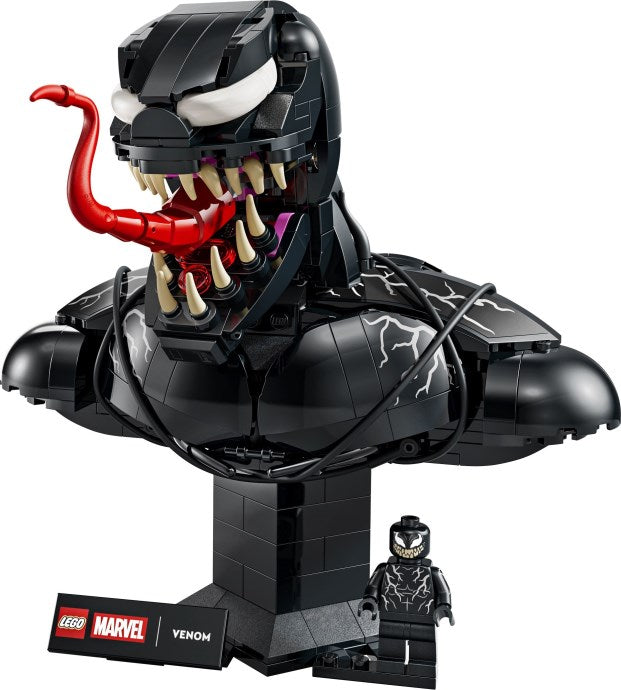 LEGO 76356 Venom Bust - Marvel Display Build, Pieces and Release Date