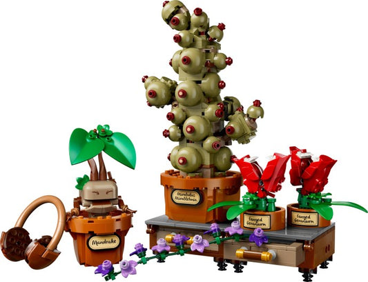 LEGO 76474 Hogwarts Herbology Plants - Botanical Wizarding Display