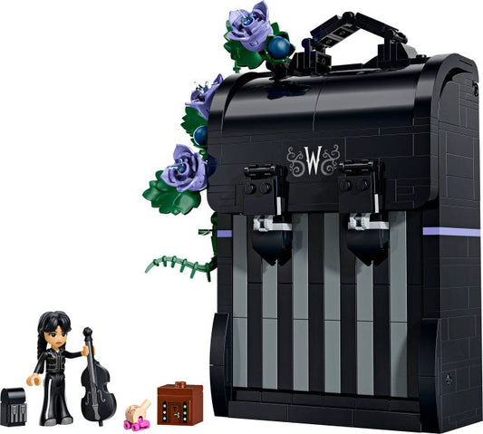 LEGO 76787 Wednesday Backpack Opens into a Gothic Display Scene