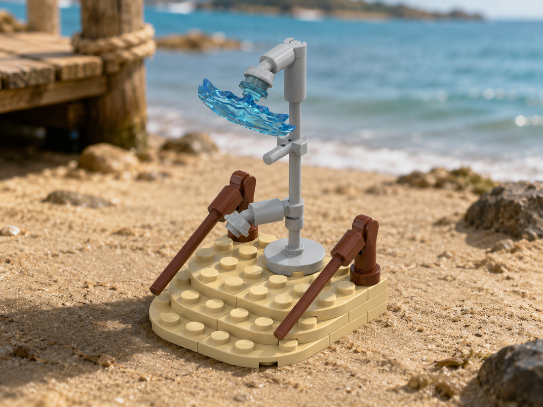 Outdoor Shower Free Building Instructions | Beach Layout Accessory