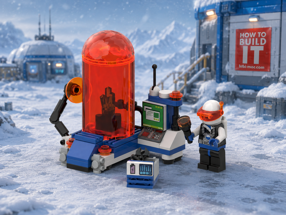 Ice Planet Crystal Lab MOC – Free Building Instructions