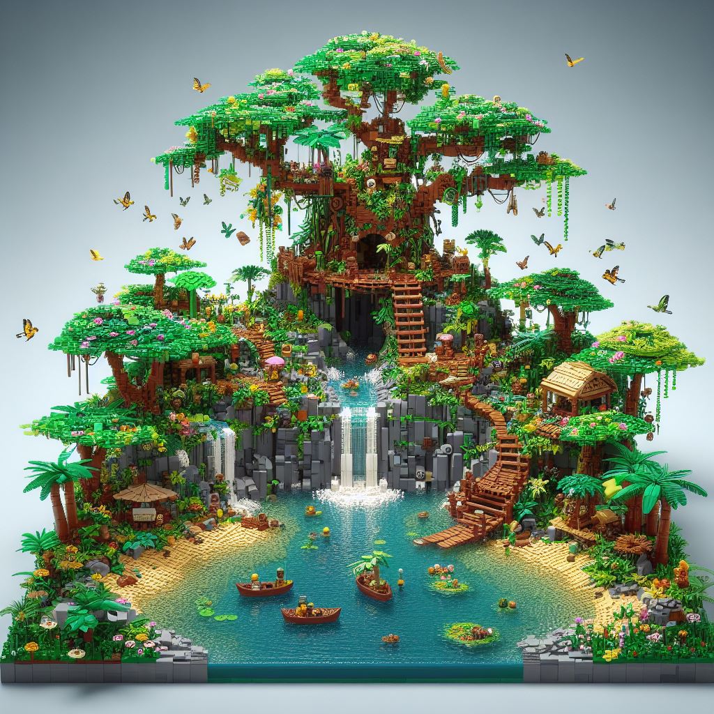 Quick 5 ideas for Lego Nature Environment MOCs