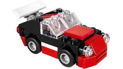 LEGO Set 30187-1 Fast Car Alternate build Ideas: Racers, Road Cars, Trucks, and Technic Vehicle Remixes