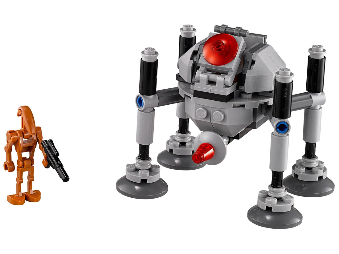 LEGO Set 75077-1 Homing Spider Droid Alternate build Ideas: Speeders, Gunships, Falcons, and Star Wars Microcraft
