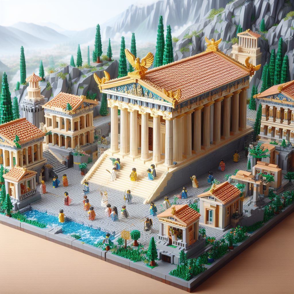 52 AI ideas for Lego MOCs Ancient Greece