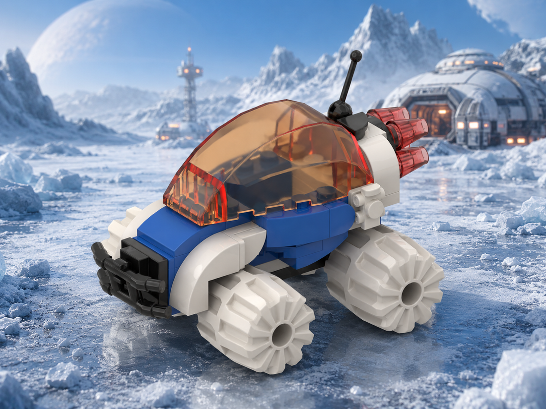 Ice Planet Scout Rover MOC – Free Building Instructions