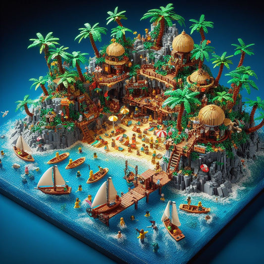 30 AI ideas for Lego MOCs Island Paradise