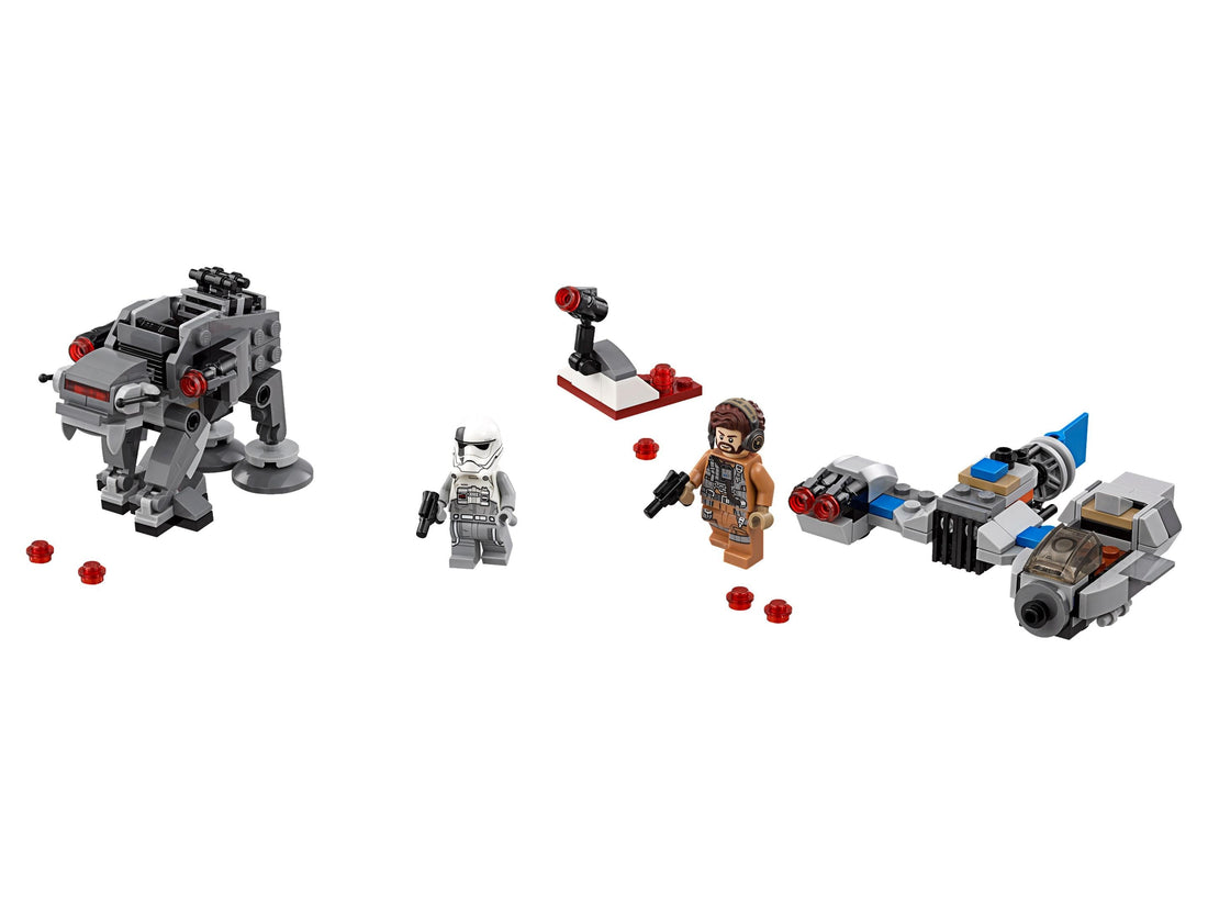 LEGO Set 75195-1 Ski Speeder vs First Order Walker Microfighters Alternate build Ideas: Speeders, Gunships, Falcons, and Star Wars Microcraft