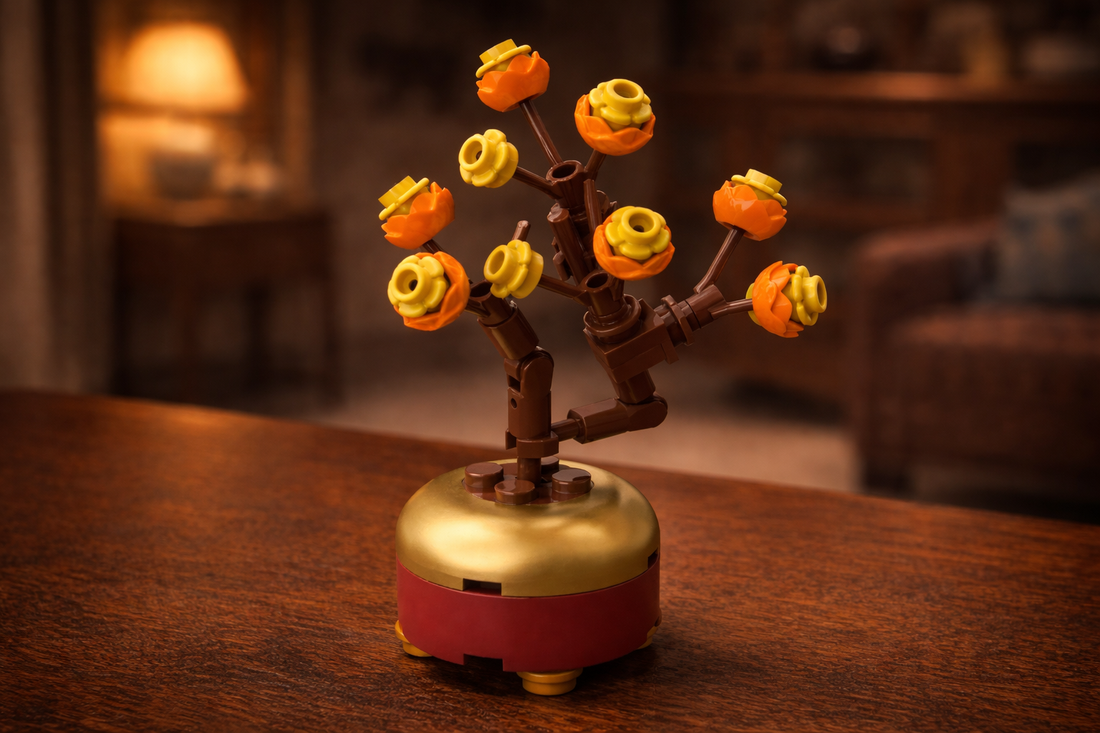 Golden Blossom Bonsai – Free Building MOC Instructions