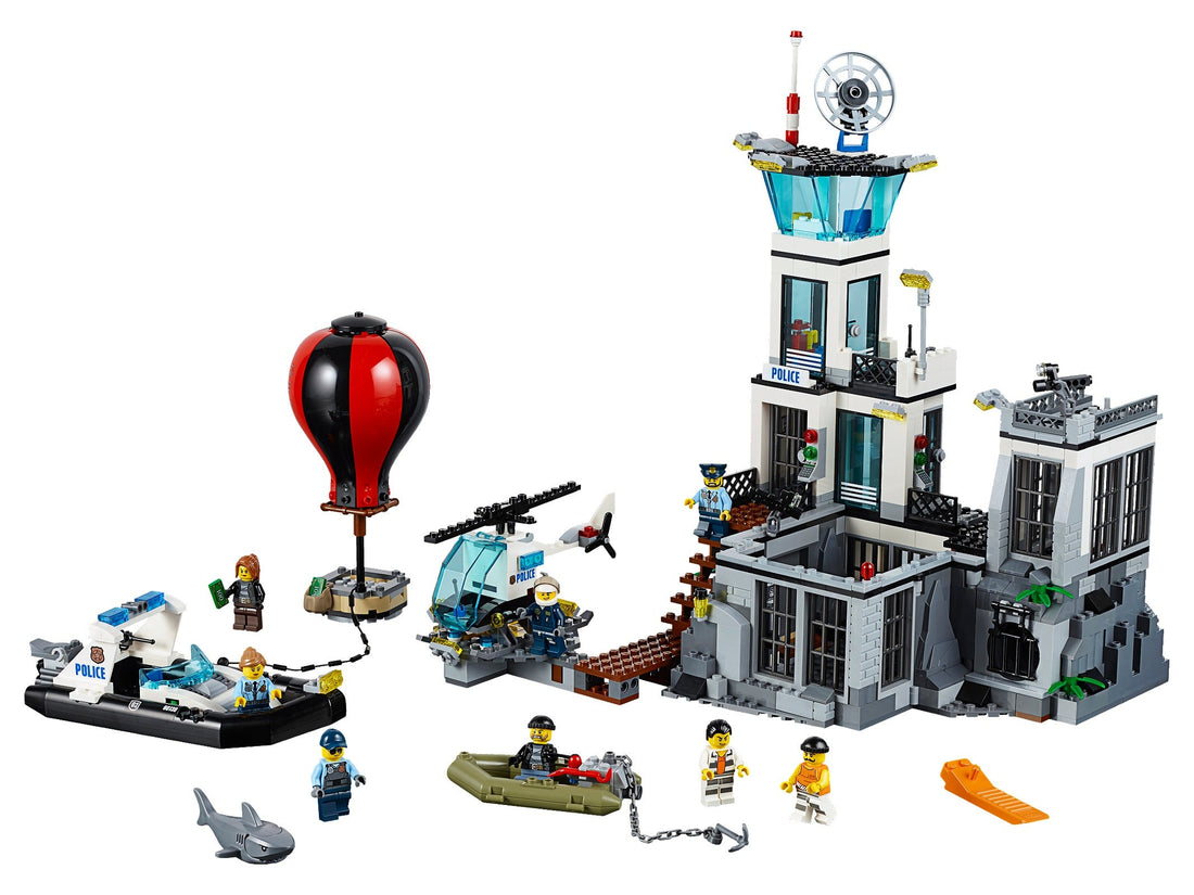 LEGO Set 60130-1 Prison Island Alternate build Ideas: a fresh display direction