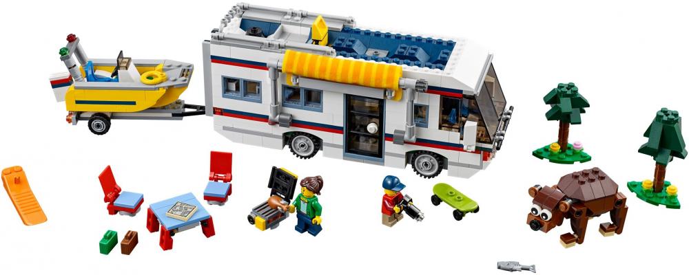 LEGO Set 31052-1 Vacation Getaways Alternate build Ideas: Harbor Scenes, Ships, and Dockside Rebuilds