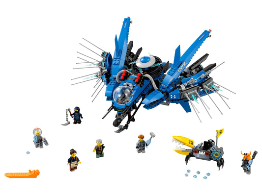 LEGO Set 70614-1 Lightning Jet Alternate build Ideas: a fresh display direction