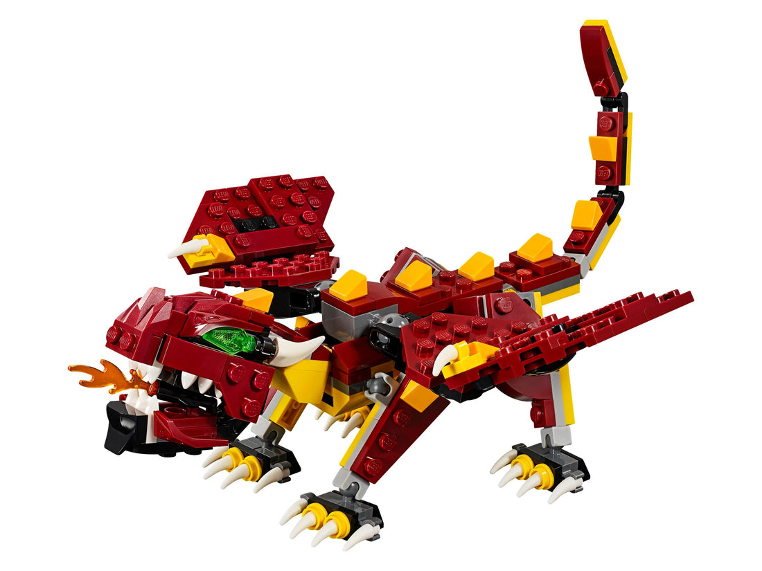 LEGO Set 31073-1 Mythical Creatures Alternate build Ideas: Fortresses, Market Scenes, and Medieval Rebuilds