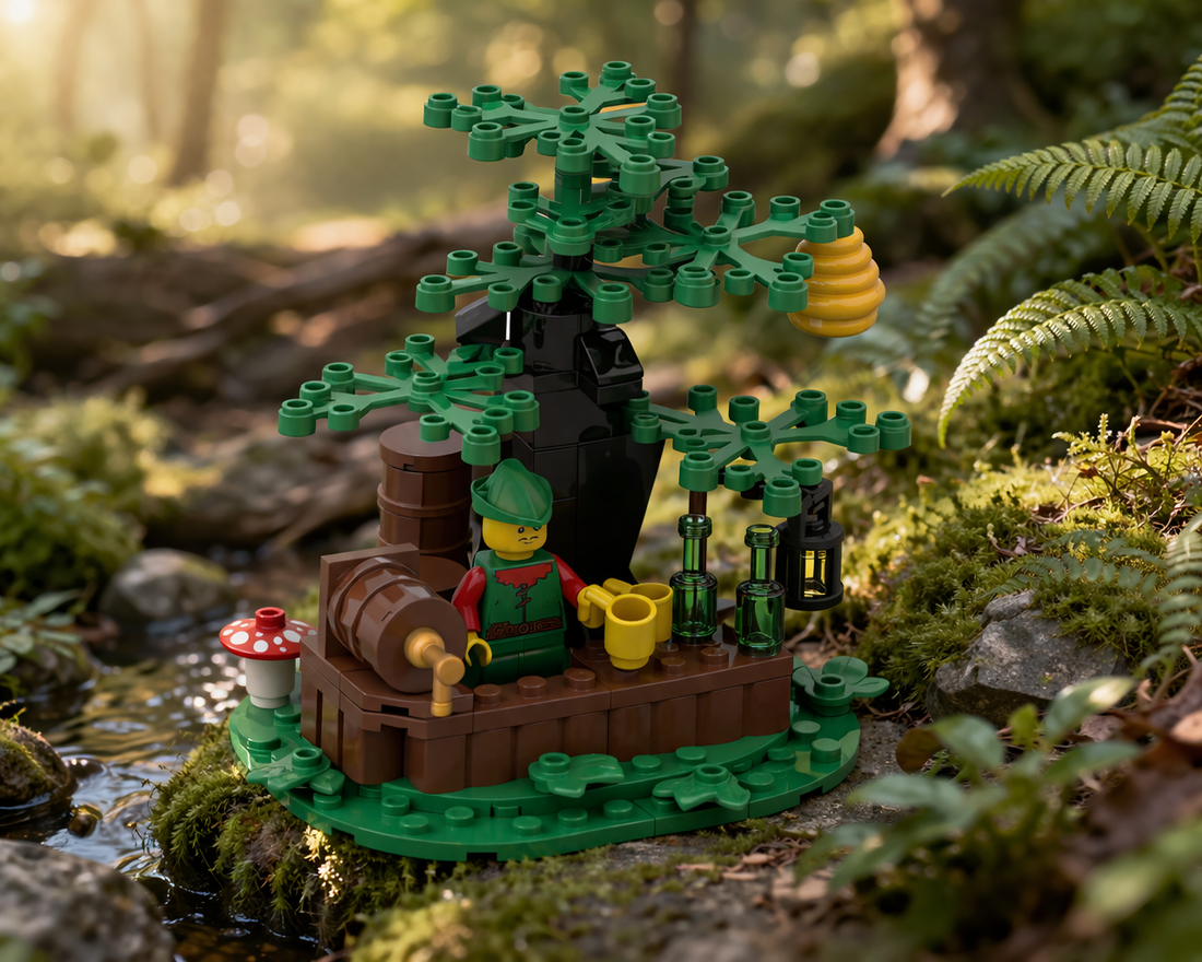 Woodland Beer Stall – Free Building MOC Instructions