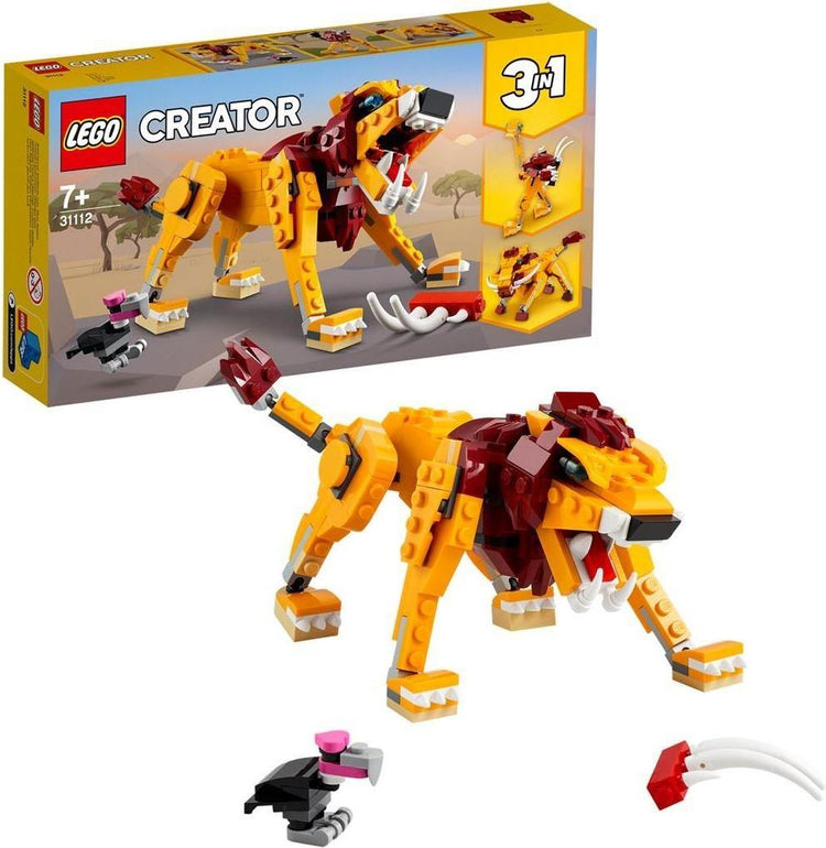Lego set 31112 Wild Lion – How to build it