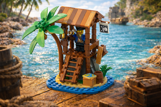 Pirate Lookout – Free Building MOC Instructions