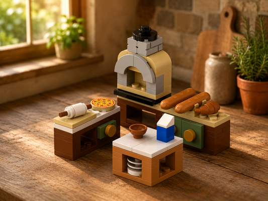 Baking Kitchen MOC – Free Building Instructions