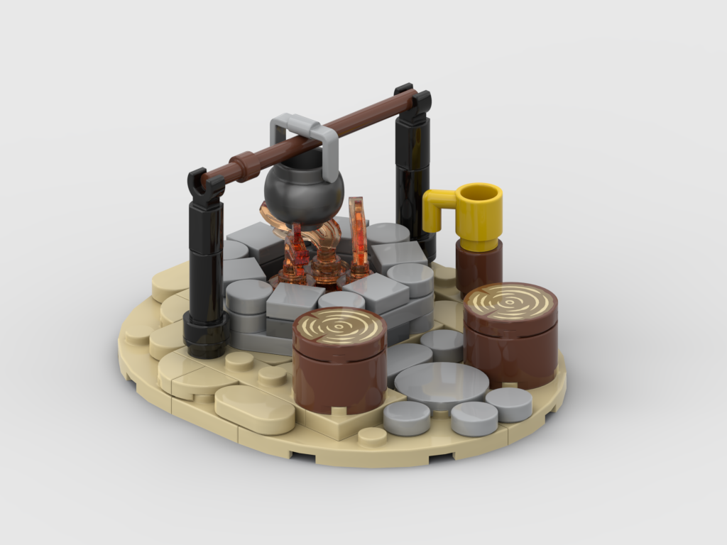 Around the Campfire – Free MOC Instructions
