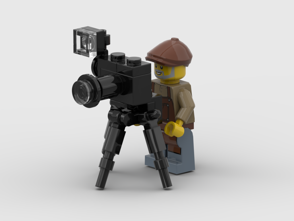 Camera with Tripod – Free Building MOC Instructions