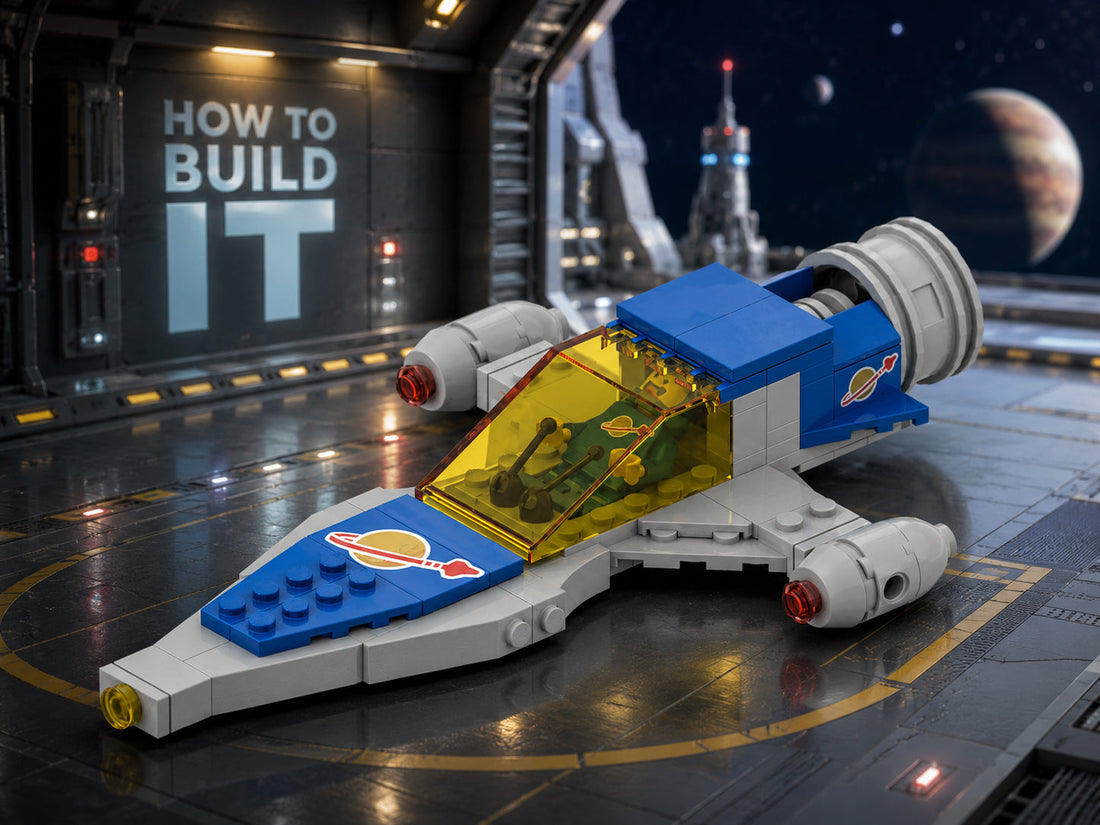 Classic Space Arrowhead MOC – Free Building Instructions