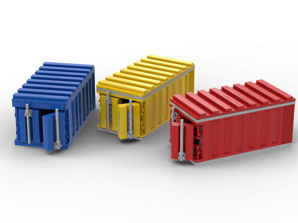 How To Build Lego Container - Instruction