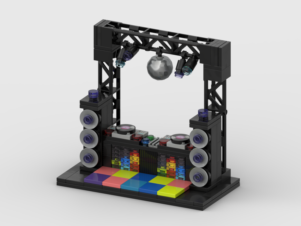 DJ Stand – Free Building MOC Instructions