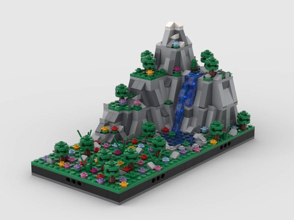 How to build LEGO Rockery - Tutorials