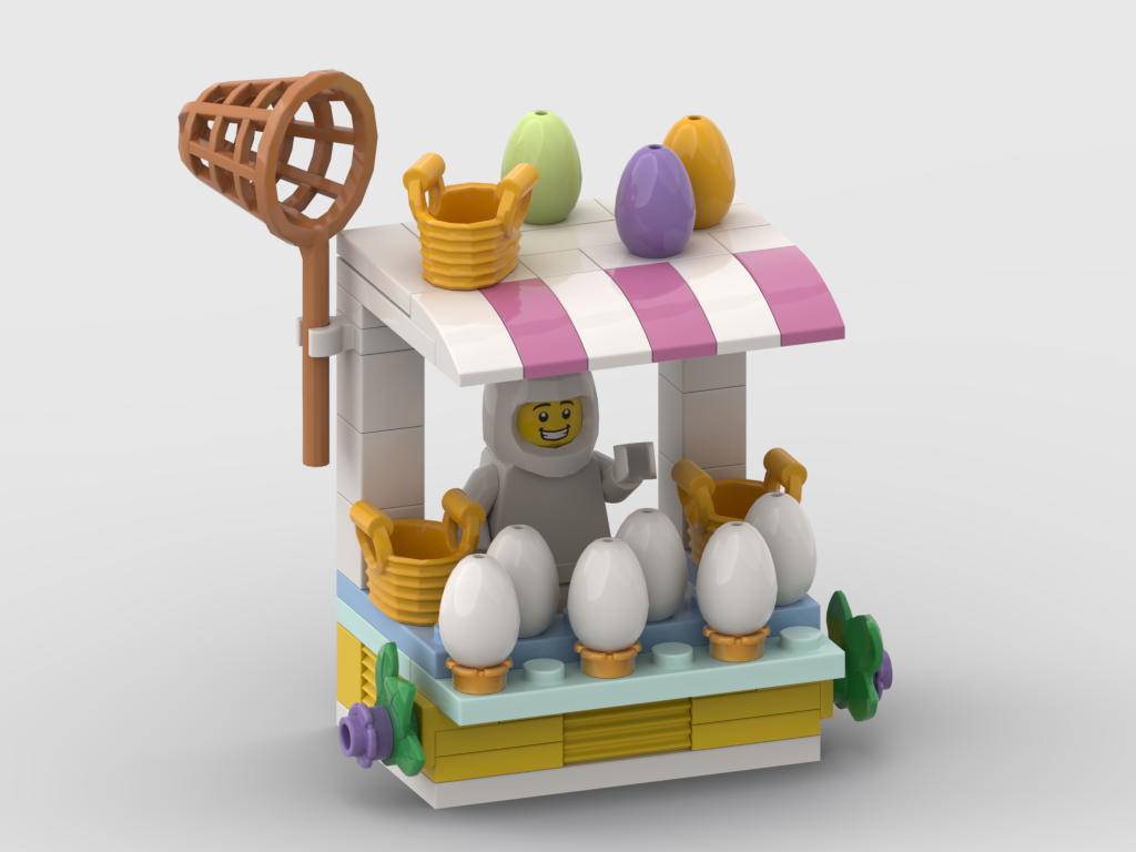 Easter Egg Stand – Free Building MOC Instructions