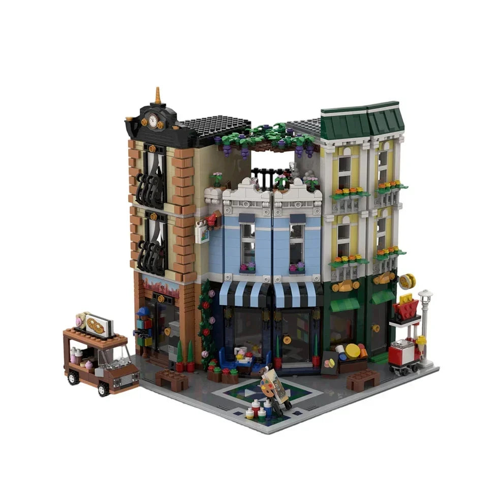 Holiday Corner Street Creates a Complete Vacation Experience in One Detailed City Block