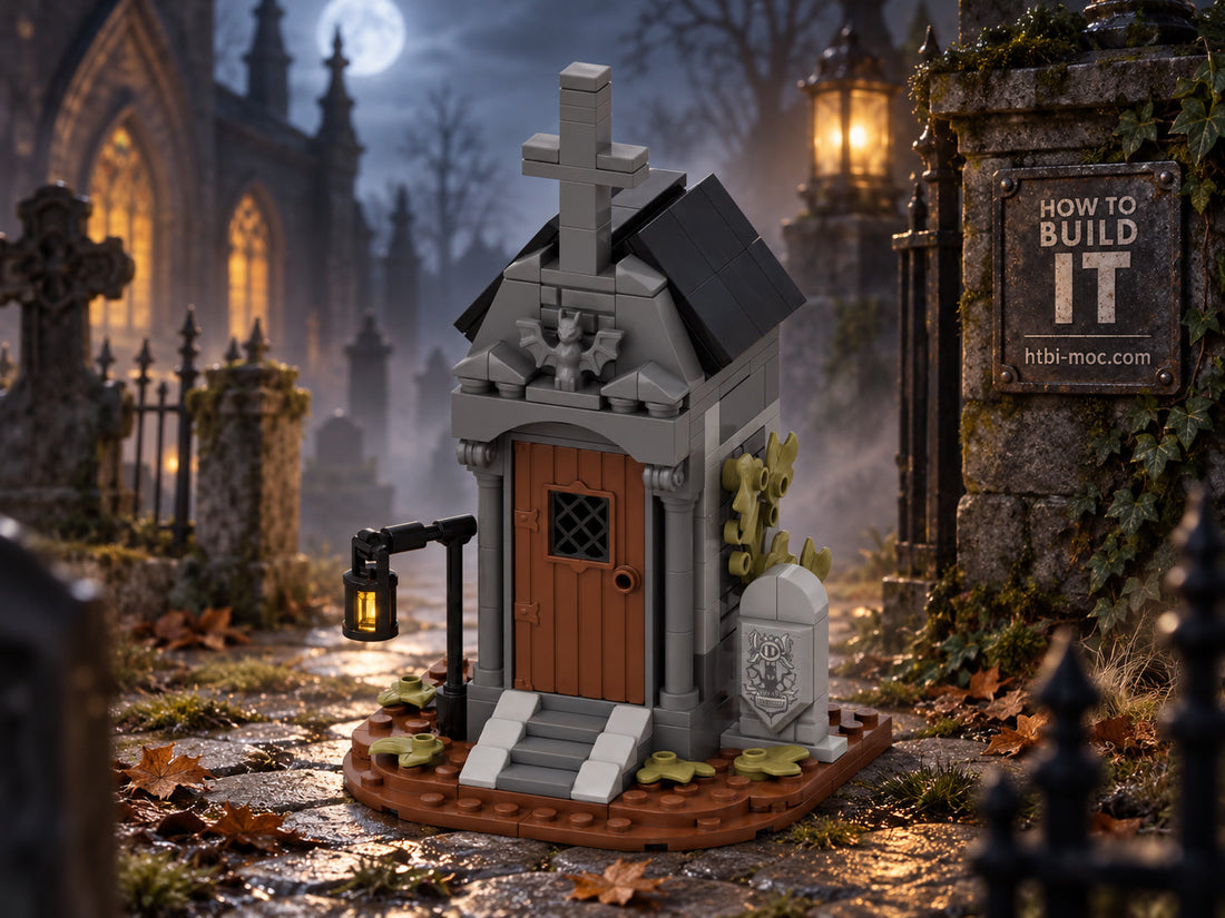 Forgotten Graveyard Crypt MOC – Free Building Instructions