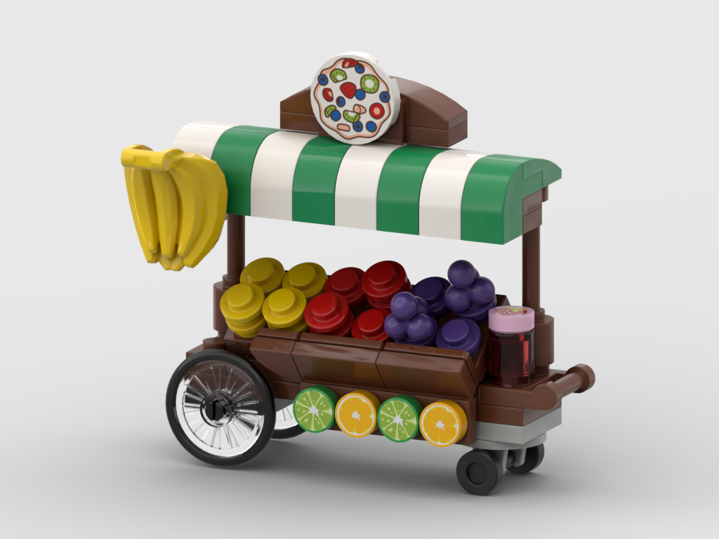 Fresh Fruit Cart – Free Building MOC Instructions