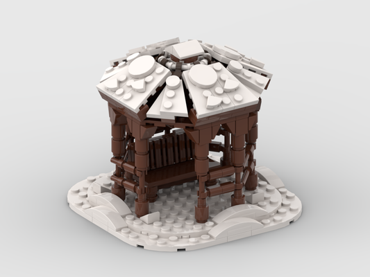 Snowy Gazebo – Free MOC Instructions