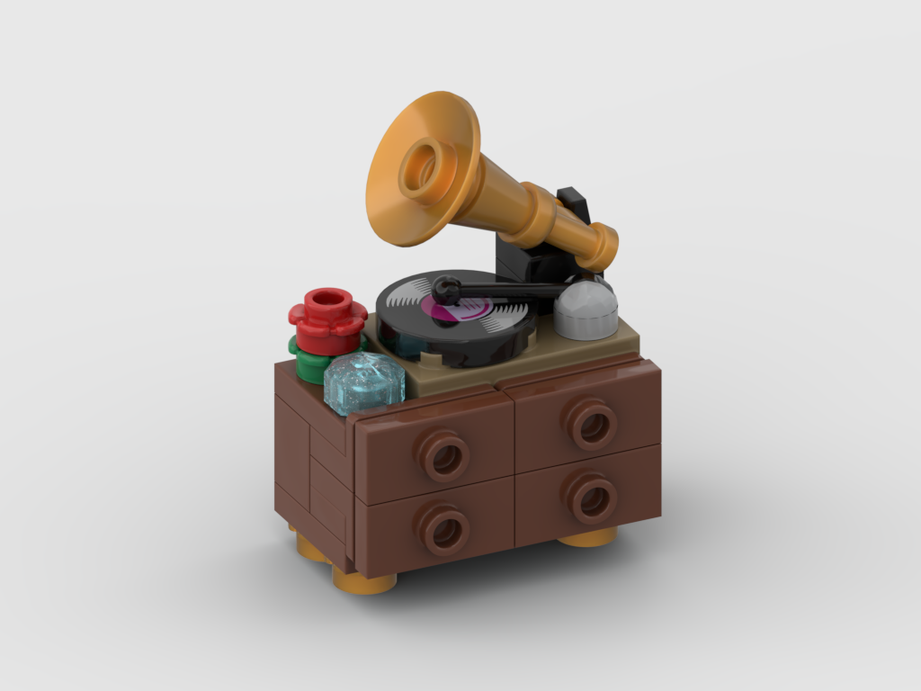 Gramophone Cabinet – Free Building MOC Instructions