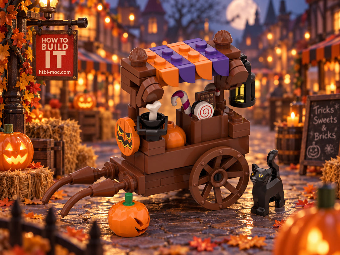 Halloween Candy Cart MOC – Free Building Instructions