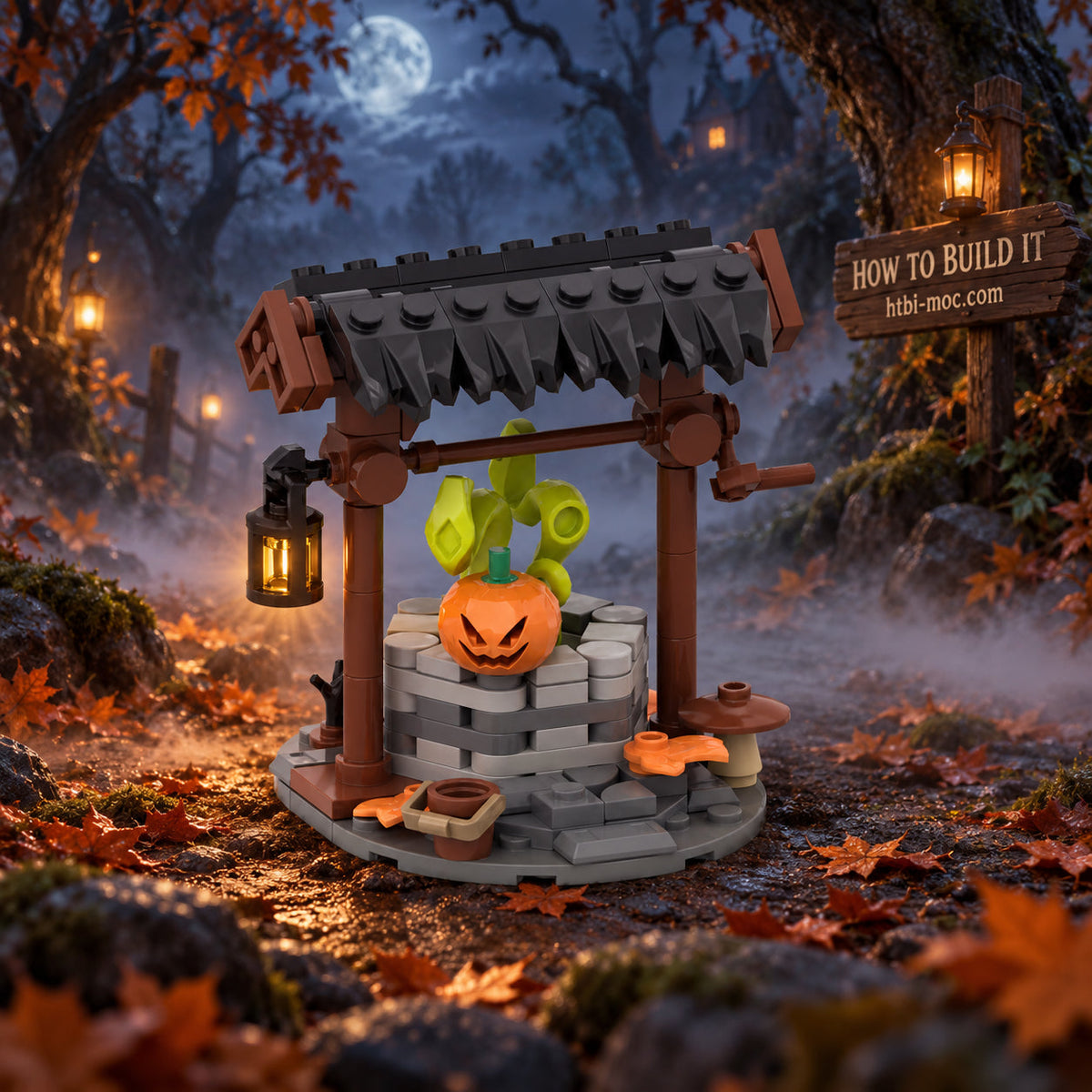 Haunted Well MOC – Free Halloween Building Instructions