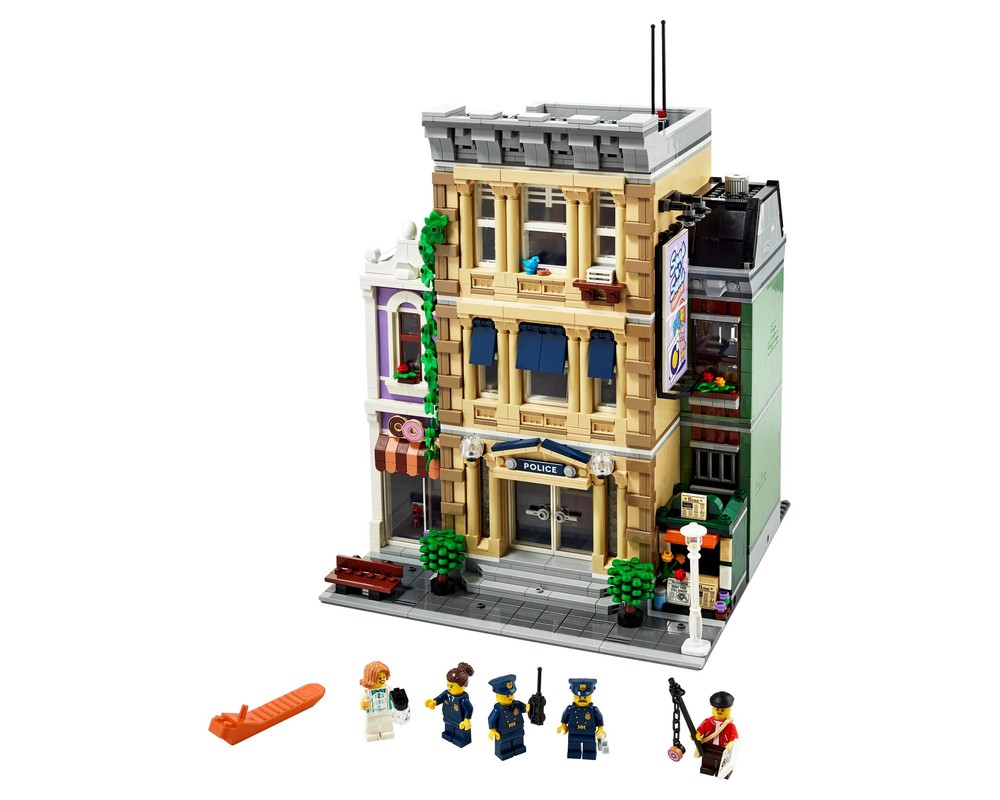 Lego set 10278 alternate build Police Station