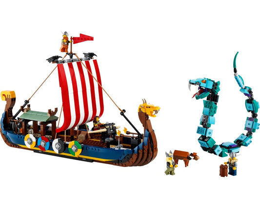LEGO SET 31132 - Alternate build | Viking Ship and the Midgard Serpent