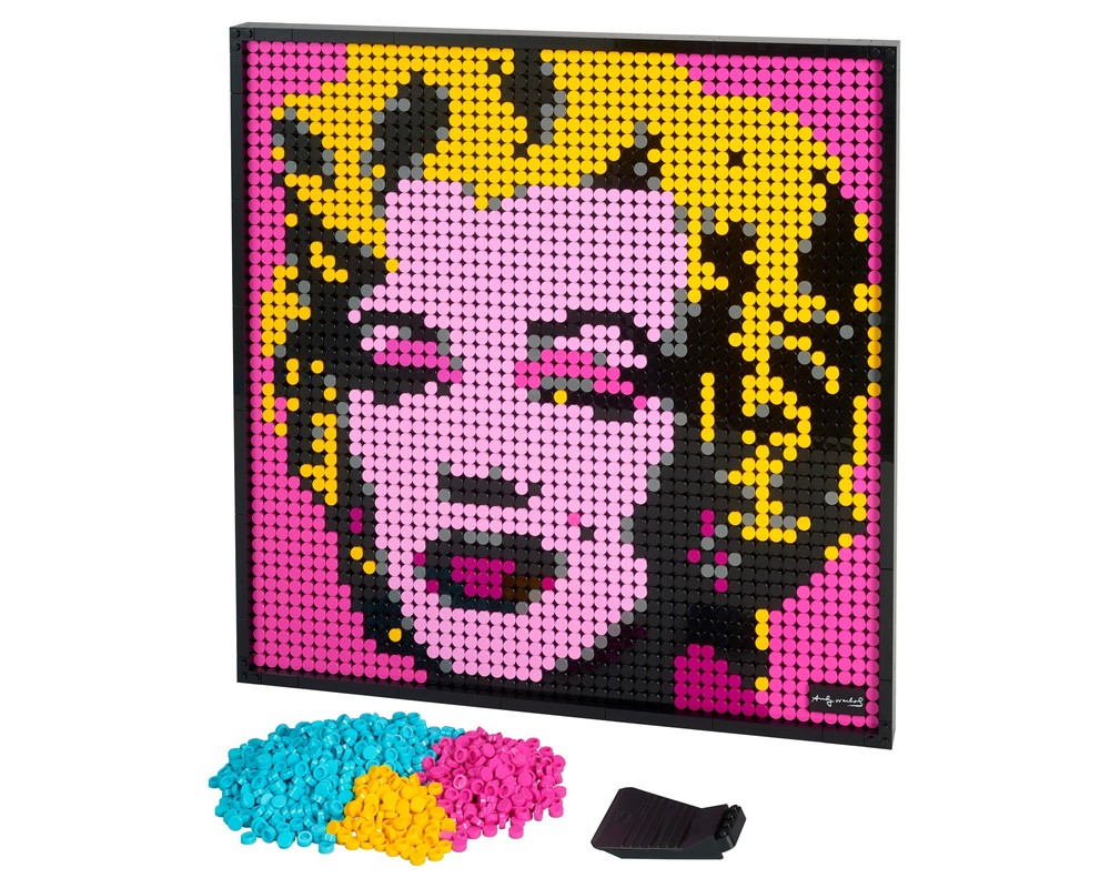 LEGO SET 31197 - Alternate build | Andy Warhol's Marilyn Monroe