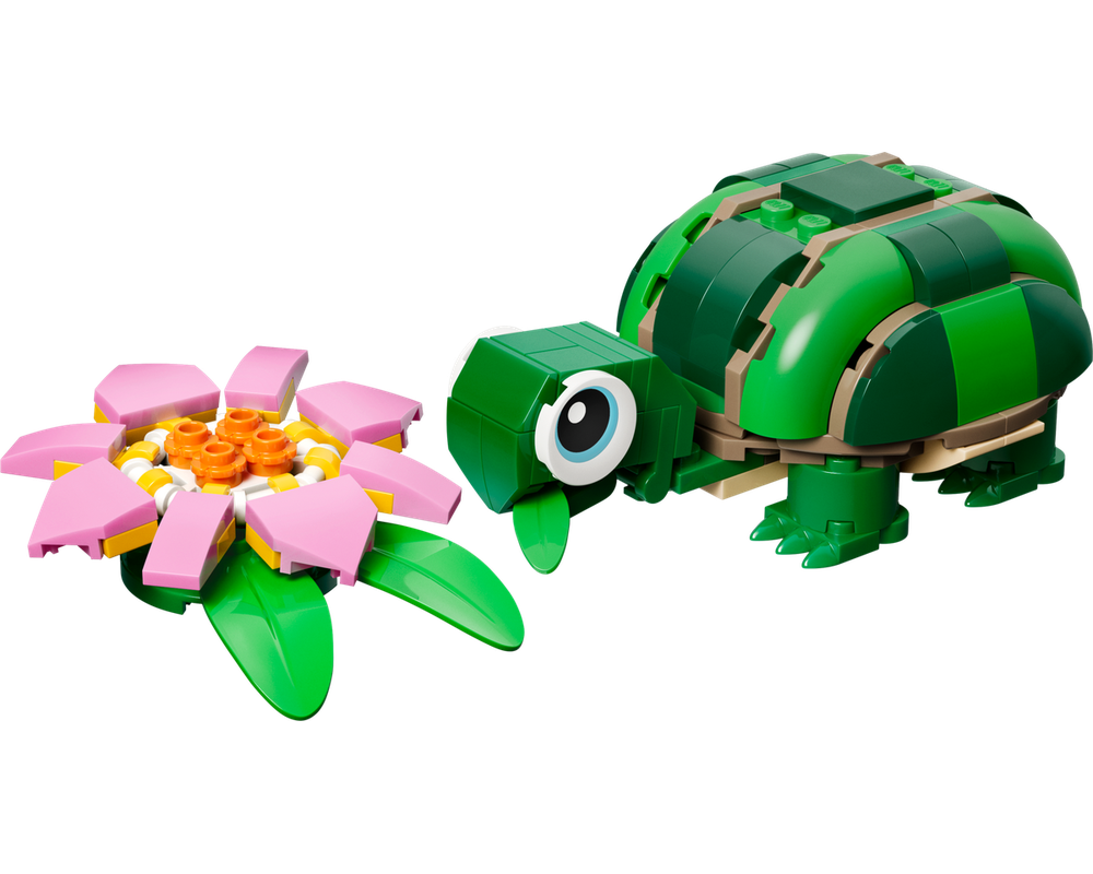 LEGO Set 31377-1 - Turtle with a Water Lily Flower Alternate Builds: New Ways to Rebuild This Set