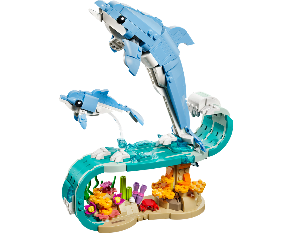 LEGO Set 31385-1 - Sea Animals: Beautiful Dolphins Alternate Builds: New Ways to Rebuild This Set
