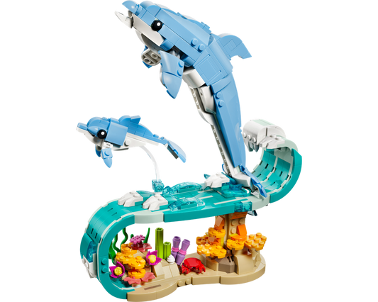 LEGO Set 31385-1 - Sea Animals: Beautiful Dolphins Alternate Builds: New Ways to Rebuild This Set