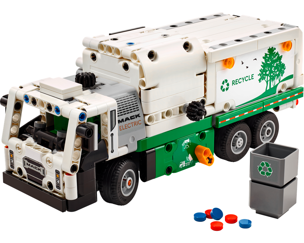 LEGO SET 42167 - Alternate build | Mack LR Electric Garbage Truck