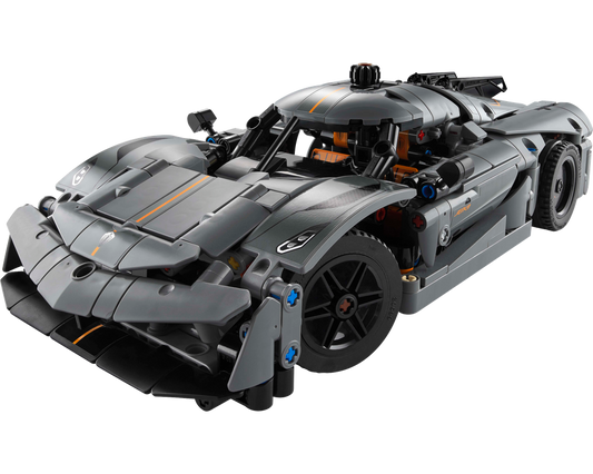 LEGO SET 42173 - Alternate build and Modification | Koenigsegg Jesko Absolut Grey Hypercar