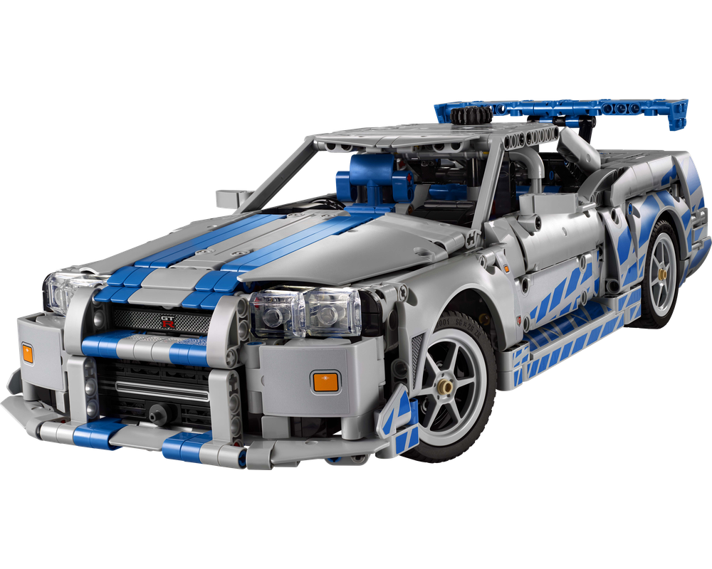 LEGO SET 42210 - Alternate build | 2 Fast 2 Furious Nissan Skyline GT-R (R34) Car Bust