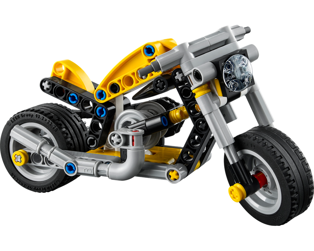 LEGO Set 42225-1 - Yellow Motorcycle Alternate Builds: New Ways to Rebuild This Set