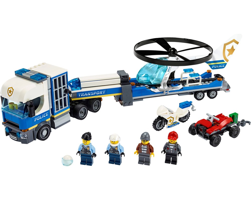 LEGO SET 60244 - Alternate build | Police Helicopter Transport